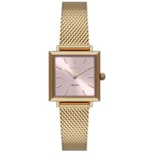 Relógio Orient Feminino Ref: Lgss0068 R1kx Retangular Mesh Dourado