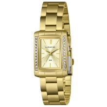 Relógio Lince Feminino Ref: Lqg4827l26 C1kx Retangular Dourado