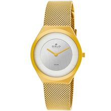 Relógio Oslo Feminino Ref: Ofgsssvs0003 B1kx Slim Solar Dourado