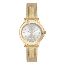 Relógio Technos Feminino Ref: 2036nbh/1k Corações Mesh Dourado