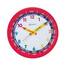 Relógio De Parede Herweg Ref: 6690-269 Vermelho Infantil