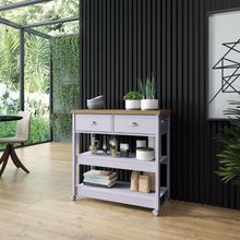 Carrinho Auxiliar Estetica Ditália 2 Gavetas Ba-135 Cinza