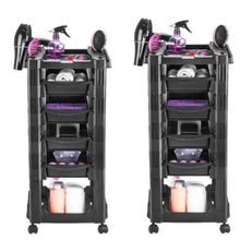 Kit 2 Carrinho Auxiliar Cabeleireiro Vegas 460 Multiuso