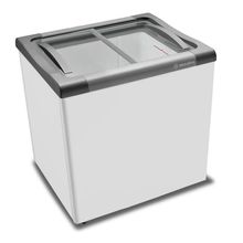 Freezer De Sorvete Horizontal Nf20 Metalfrio Expositor 185 Litros Branco 220v