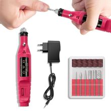 Lixadeira De Unha Elétrica Profissional Multiuso Bivolt Rosa