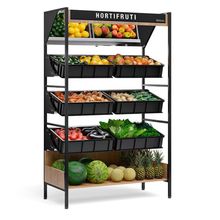 Vasca Hortifrutícola Mhve125 Gelopar Expositor 6 Caixas Plásticas