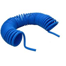 Mangueira Ar Espiral 8 X 05m Poliuretano Azul