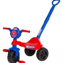 Carrinho De Passeio-pedal Infantil Kemotoca Spider Com Haste