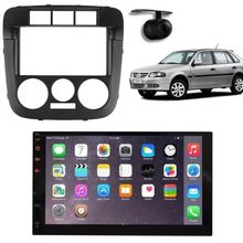 Central Multimídia 2 Din Mp5 Gol G4 Câmera Moldura Tela Pt