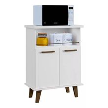 Armário Balcão Cantinho Do Café Smart 2 Portas Arte Móveis Branco