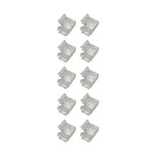 Kit 10 Emendas Conector Astraled Em L Para Fita De Led 10mm Em-036