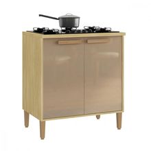 Balcão Para Cooktop 4 Ou 5 Bocas Munique Wood E Reflecta