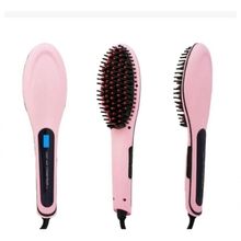 Escova Alisadora Fast Hair Straightener Rosa - Bivolt