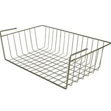 Cesto Suspenso G Para Prateleira Metalizado Oliva Bel