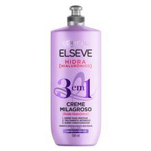 Creme de Pentear L'Oreal Paris Elseve 3 em 1 Hidra Hialurônico 500ml