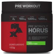 Pre treino Horus 150g Com Beta Alanina Limão Max ttitanium