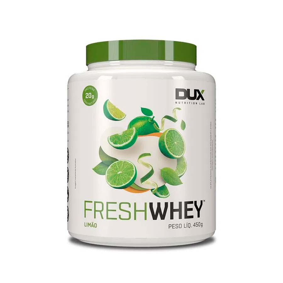Combo Fresh Whey Protein Dux 450g Limão + Creatina 100% 300g