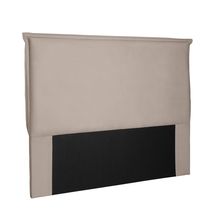Cabeceira Garden Para Cama Box King 195 cm Suede Bege - D'Rossi