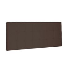 Cabeceira Painel Verona Para Cama Box Casal 140 cm Suede Café - D'Rossi