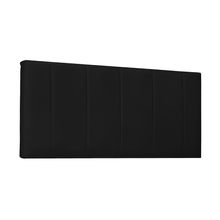Cabeceira Painel Arizona Para Cama Box Casal 140 cm Corino Preto - D'Rossi
