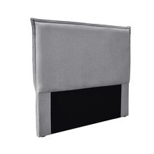 Cabeceira Cama Box Solteiro 90 cm Garden Linho Cinza S04 - D'Rossi