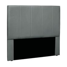 Cabeceira Cama Box Solteiro 90 cm Arizona Veludo Cinza S04 - D'Rossi