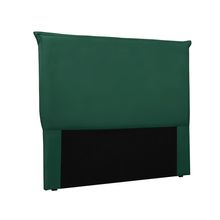 Cabeceira Cama Box Solteiro 90 cm Garden Veludo Verde S04 - D'Rossi