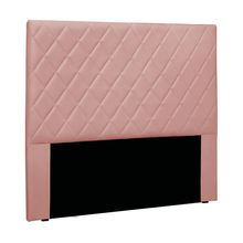 Cabeceira Cama Box King 195 cm Dubai Veludo Rosa S04 - D'Rossi