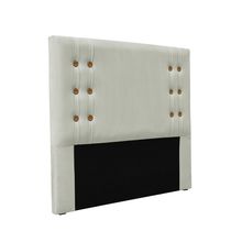 Cabeceira Cama Box King 195 cm Gênova Veludo Prata S04 - D'Rossi