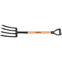 Forcado para Terra com 4 Dentes Tramontina em Aço com Cabo de Madeira 71 cm