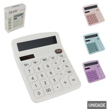 Calculadora de Mesa 12 Dígitos Solar Color - Tudo em Caixa