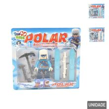 Boneco Monta e Desmonta Aventura Polar - Tudo em Caixa