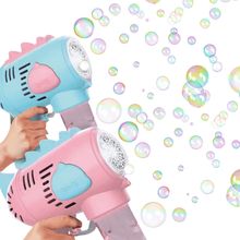 Pistola de Bolhas Automática Dinossauro Luz LED  BRQ-ARM-19