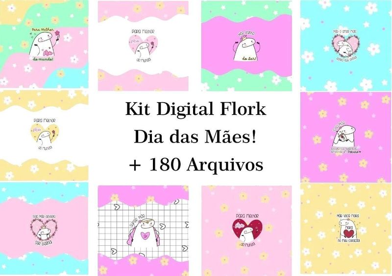Kit Arquivo Digital Flork Bento Meme Em Png Frases Imagens - Shop Coopera