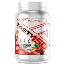 Tasty Iso Whey Isolado Pote 900G Sabor Morango