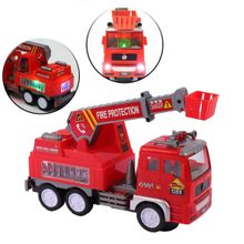 Caminhão Bate e Volta com LUZ e SOM Bombeiro - Tudo em Caixa