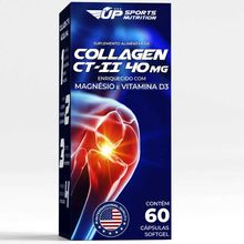 Colágeno Tipo 2 40mg com 60 cápsulas Contra Dor Articular