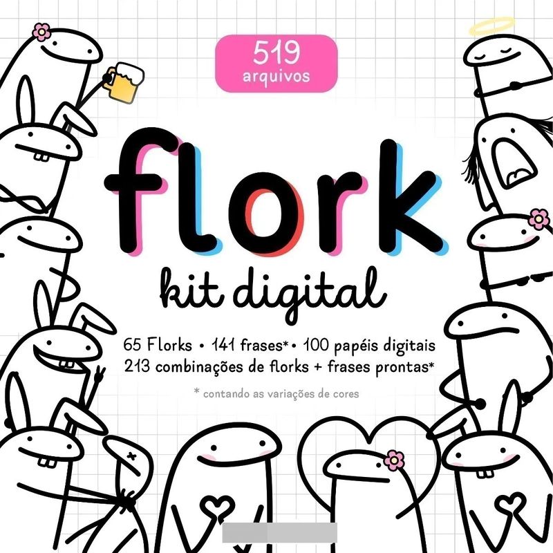 Kit Arquivo Digital Flork Bento Cake Meme Frases Png - Shop Coopera