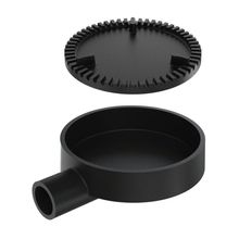 Queimador Palmatoria Curto Completo De Fogão Em Ferro 13cm