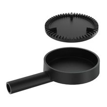 Queimador Palmatoria Pequeno Completo De Fogão Em Ferro 13cm