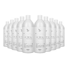 Kit 10 Shampoo Anti-resíduos Detox Limpeza Profunda 1 Litro