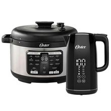 Kit Panela De Pressão Elétrica 5,7L E Chaleira Oster 110V