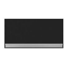 Armário Aéreo Geladeira Andréia 60cm 1 Porta Preto - Ajl Móveis Preto