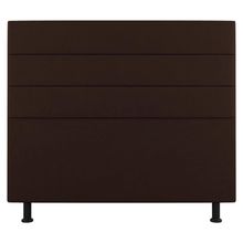 Cabeceira Cama Box Casal King Size Malik 195cm Sintético Marrom - Abmaza