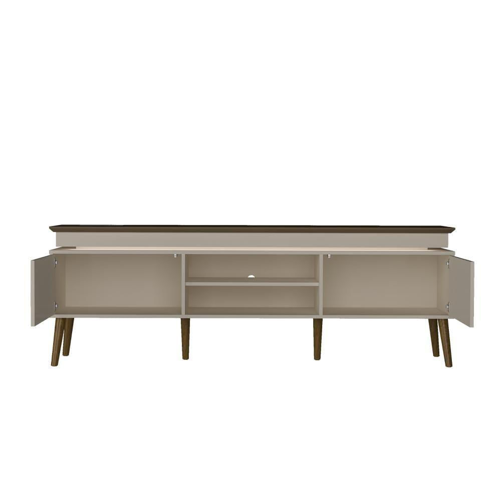Rack Para Tv Até 75" Lumina Pinho/off White Artely Pinho/off White