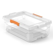 Caixa Organizadora Tramontina com Tampa 92553011 40L – Transparente
