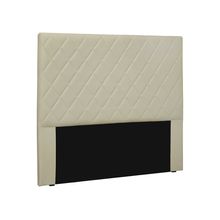 Cabeceira Dubai Para Cama Box Queen 160 cm Corino Bege - D'Rossi
