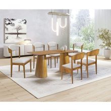 Sala De Jantar 6 Cadeiras 1,80x0,90m Brindisi Art Salas