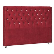 Cabeceira King Tóquio P04 195 Cm Suede Vermelho Tca 53