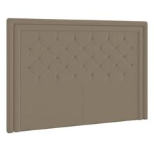 Cabeceira Solteiro P04 90 Cm Suede Marrom Claro Tca 945